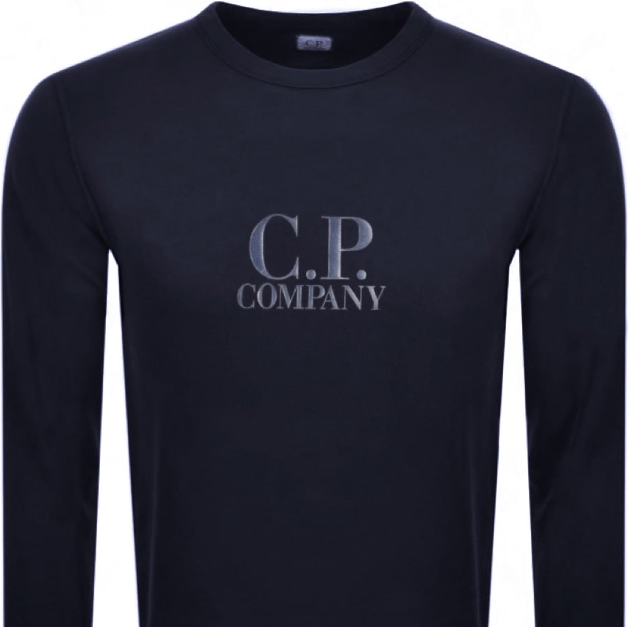 Alternative Image for ProductCP Company Crew Neck Sweatshirt Navy2